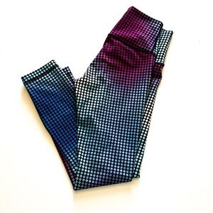 Lululemon 4 Cosmic Dot Wunder Under Pants Full On Luon Size 4 Cropped EUC